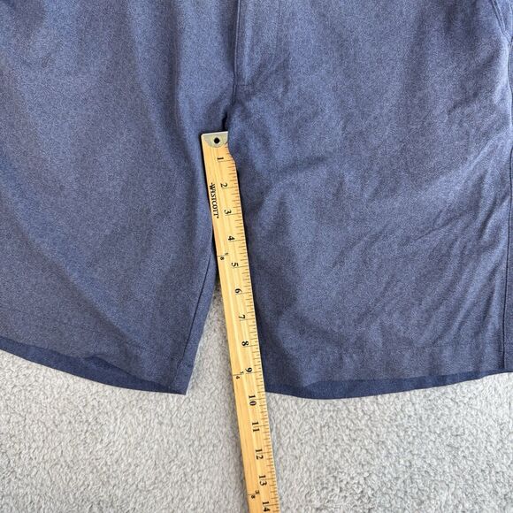 s Peter‎ Millar Shorts Mens 33 Blue Performance Golf Classic Polyester Crown - Picture 4 of 8